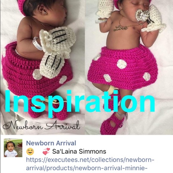 Minnie Mouse Newborn Outfit - Picture 3 of 3